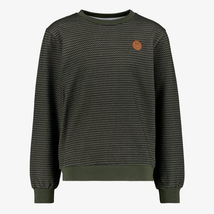 Unsigned jongens sweater groen - Maat 92
