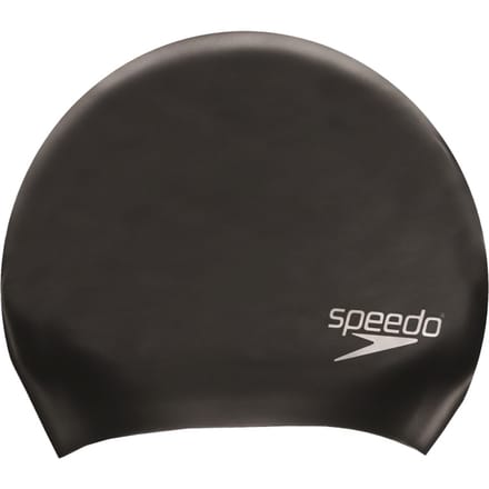 Speedo Unisex Zwemcap Lang Haar Volwassenen (Zwart)