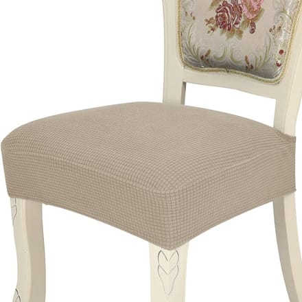 Jacquard Stoelzithoezen Afneembaar Wasbaar Stofdicht Stretch Spandex Eetkamer Gestoffeerde Stoelkussen Slipcovers