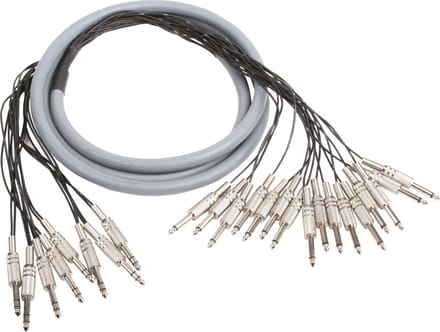 MUSIC STORE MCO 7.0 PPE8-16Y Multicore 7m Insertcore, 16xMojack/8xStejack - Analoge multicore kabel