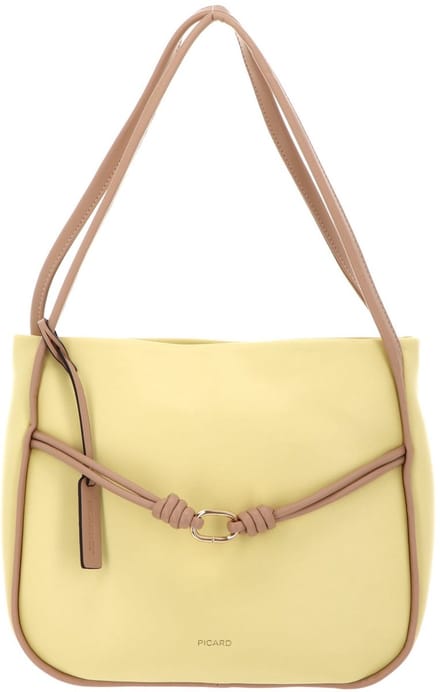PICARD schoudertas Riviera Hobo Bag Vanilla Lichtgeel