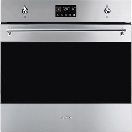SMEG Traditional pyro Galileo Oven Oven , Classici, 60 cm, Thermogeventileerd, Roestvrij staal, A+, Pyrolyse