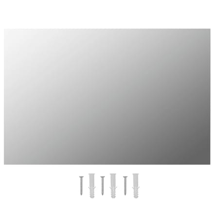 vidaXL - Wandspiegels - 2 - st - rechthoekig - 60x40 - cm - glas