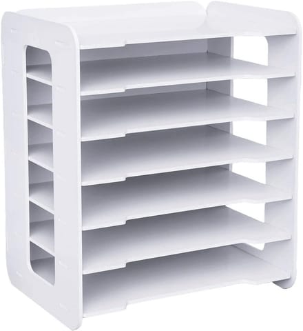 7-laagse papierorganizer documentenhouder voor A4 brieven en mappen