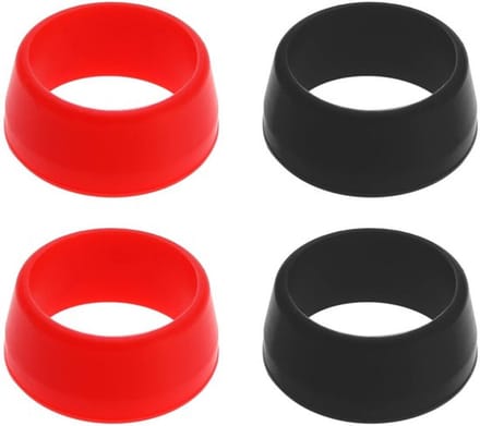 Dailygoody - Fiets Zadelpen Rubber Ring - Hoge Compatibiliteit - Rood