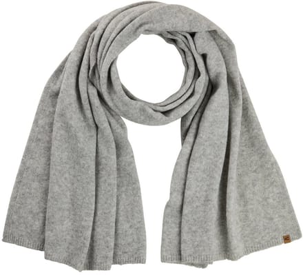 camel active Gebreide sjaal van een wolmix - Maat womenswear-OS - Grijs