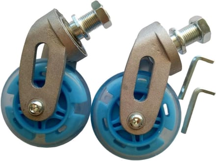 Waveboard Wielen - Caster Board Set - Recreatief Skaten - Aluminium Frame - 80mm Diameter - Blauw