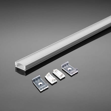 V-TAC VT-8108-W LED-stripverlichting - Montageset - IP20 - Wit