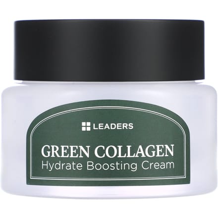 Leaders, Groene Collageen Hydrate Boosting Crème, 1,69 fl oz (50 ml) gray