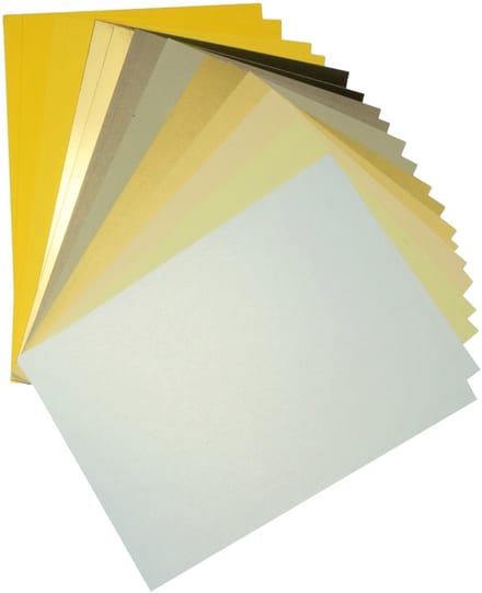 Netuno - set gele sierpapieren - 10x2 - A5 - 14,8 x 21 cm - 20 vellen