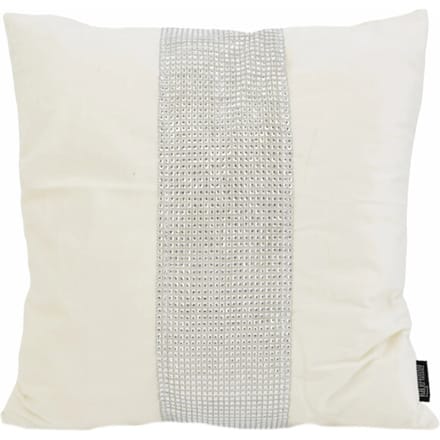 Gek op kussens! Sierkussen bliss diamond crème | 45 x 45 cm | velvet/polyester