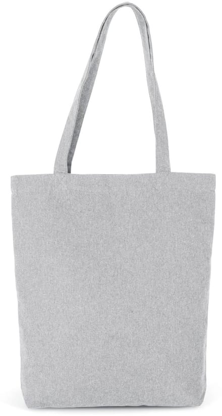 Kimood Gerecycleerde katoenen shopper 'K-loop project' KI5808 - Oxford Grey Jhoot - One size