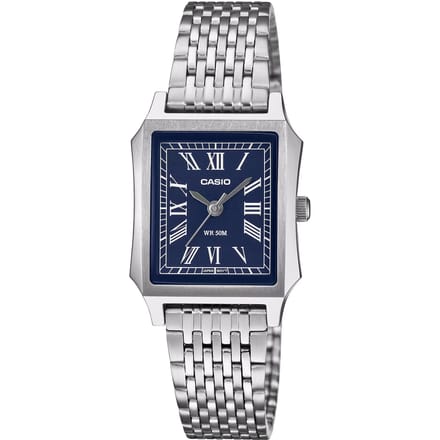 Casio Casio Collection LTP-B190D-2BVER Horloge - Staal - Zilverkleurig - Ø 24 mm