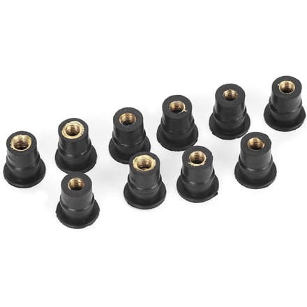 10 stuks M5 Rubberen Welmoeren 5 mm 0,2 inch Metrisch Motorfietsen Windschroeven Welmoer