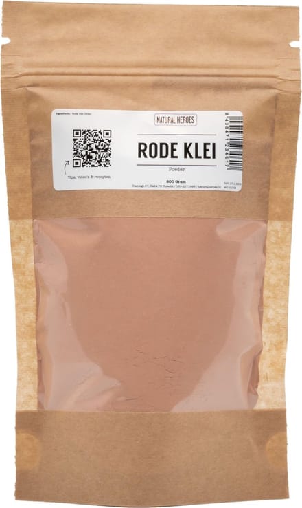 Natural Heroes - Rode Klei Poeder 500 gram