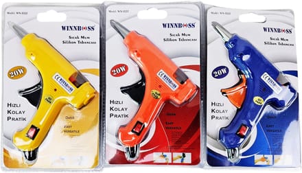 Lijmpistool 20W - Set van 24 stuks - Mix van kleuren