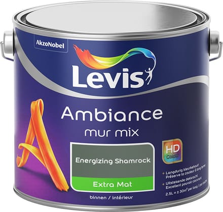 Levis - Ambiance Mur Extra Mat Mix - Energizing Shamrock - Mengverf - 2,5 L