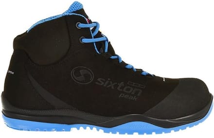 Sixton werkschoenen Cuban High Zwart / Blauw Air - ESD S3 SRC Maat 36
