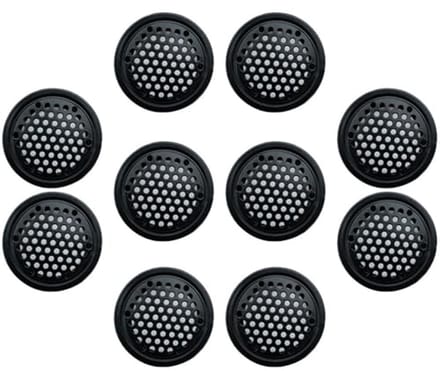 Dailygoods- Ventilatierooster Roestvrij Staal - 10 Stuks