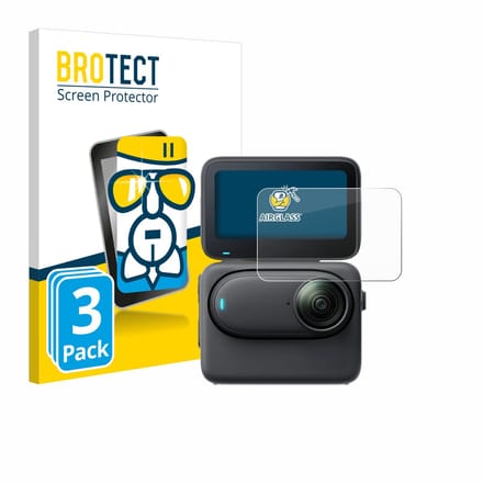 Screenprotector 3 Stuks voor Insta360 Go 3S Beschermglas transparant