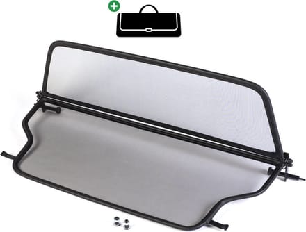 Windscherm Chrysler Le Baron | 1986-1995 | incl. luxe opbergtas | Zwart