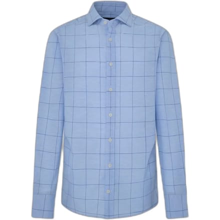 Shirt met lange mouwen Hackett Linen Windowpane