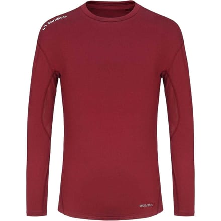 Sondico Heren Core Base Layer Top met lange mouwen (Bourgondië)
