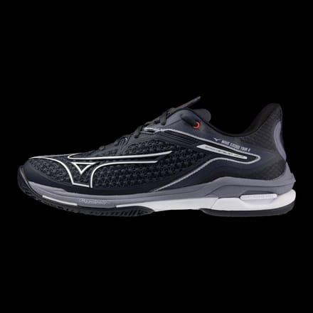 Mizuno Tennisschoen Padelschoen Wave Exceed Tour 6CC Heren Blauw Wit Grijs