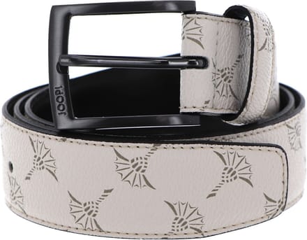 JOOP! Riem Printed Coll. Belt 3,5 CM W90 Cream-White Wit
