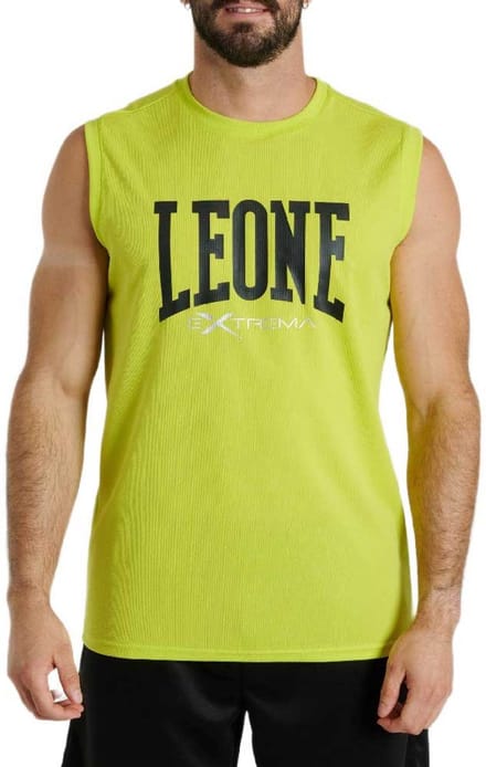 Leone1947 Logo Mouwloos T-shirt Geel S Man