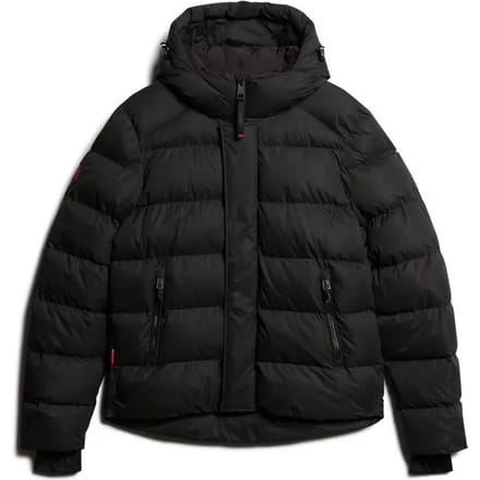Trainingsjack Superdry Capuchonjas van microvezel voor sportief gebruik