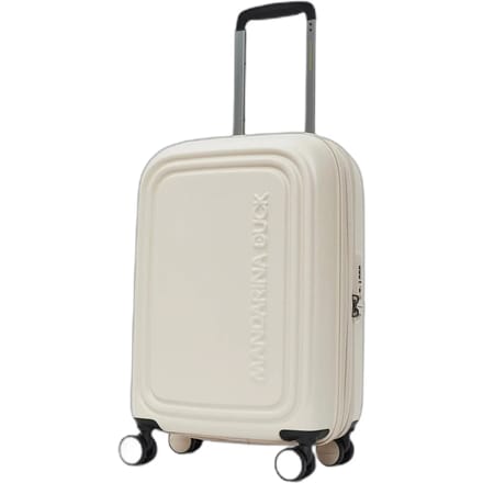 MANDARINA DUCK trolley Logoduck + Expandable Trolley White Mocha beige 55cm