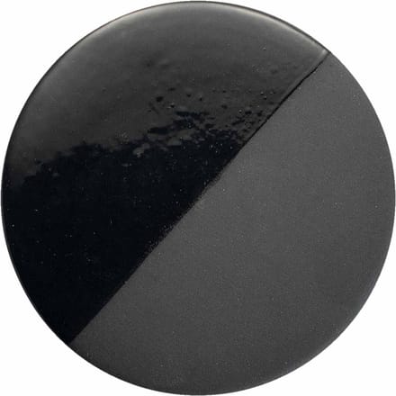 Ferroluce PI hanglamp, cilindervormig, Ø 8 cm, zwart