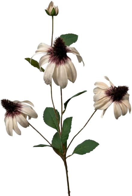 Roberts Collection kunstbloem Rudbeckia 83cm decoratie bloem creme.
