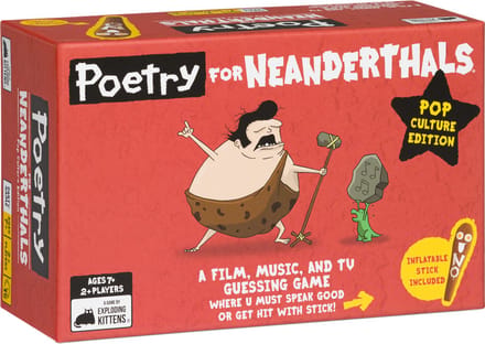 Poetry for Neanderthals Pop Culture Edition - Engelstalig Partyspel - Geschikt voor Grote Groepen - Vanaf 7 jaar - Exploding Kittens