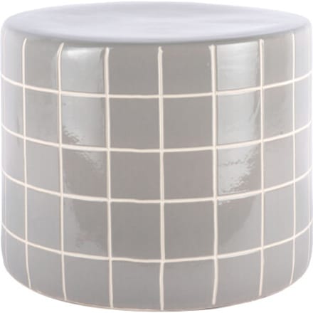 Leitmotiv bijzettafel retro tiles low - 42x42x34 cm