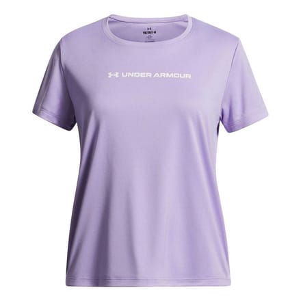 Under Armour Kinderen Tech Wordmark Prestaties T-Shirt (Paars)