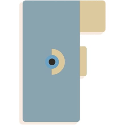 DJECO houten letter designed animal F