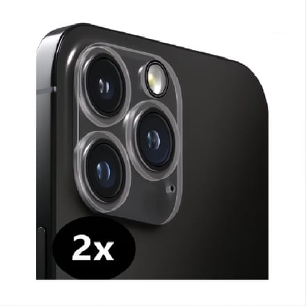Camera lens protector geschikt voor Iphone 13 pro / 13 pro max - 2 stuks - Tempered Glass Screenprotector - beschermglas voor camera