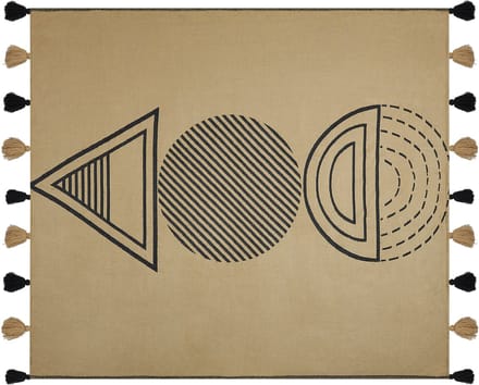 THUMKI - Plaid - Beige - 130 x 170 cm - Acryl