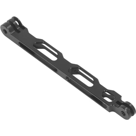 Bras d'extension de casque Support de poteau 6,5 pouces Aluminium Support de casque Bâton d'extension pour Insta 360 X3 ONE black