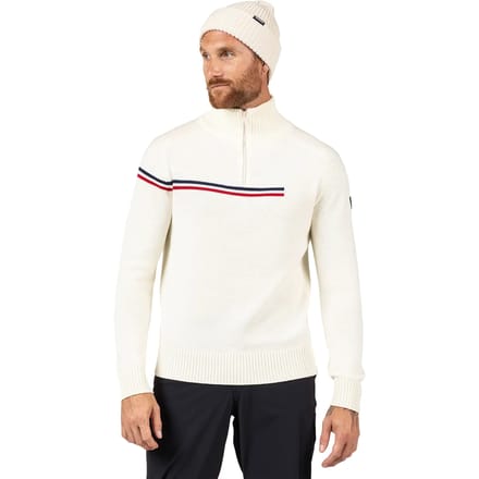 Rossignol Odysseus Merino Half Rits Trui Wit XL Man
