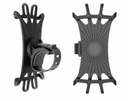 2 Stuks Telefoonhouder Fiets - Motor - Kinderwagen - 360 Graden Draaibaar