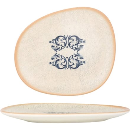Bonna Platte Bord - Viento - Porselein - 24 cm - set van 6