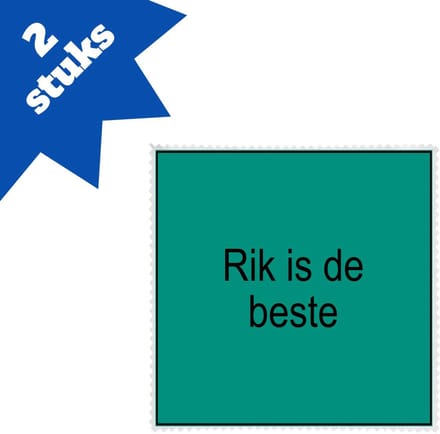 Akyol - rikkers brillendoekjes - 420 - test - test - 17,8 bij 17,8 cm - 2 stuks