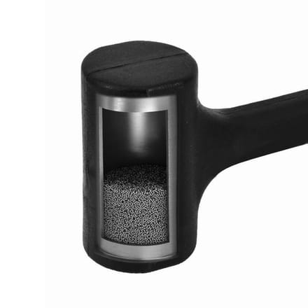 Awtools Black Line Serie - Terugslagarme Hamer - 900g - Ergonomische Handgreep - ABS Hoofd