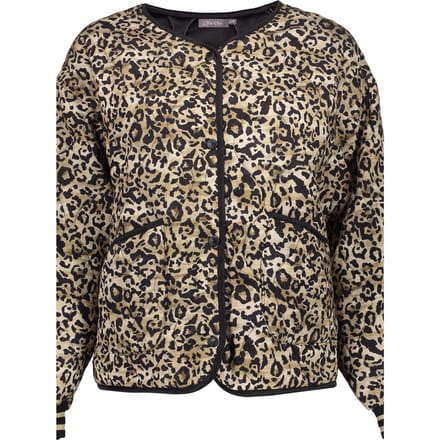 Geisha Jacket Stepped Leopard Black/sand Taglia: XL | Bomber Outlet | Donna | Nero