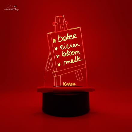 [Nice Little Things] - Gepersonaliseerde RGB LEDlamp - Tekenen met Licht - Schildersezel