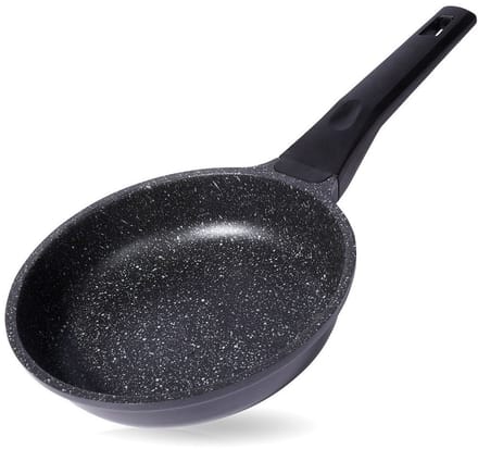 Koekenpan Graniet GRANDE 18 cm - Multifunctionele Pan voor Vlees - Groenten
