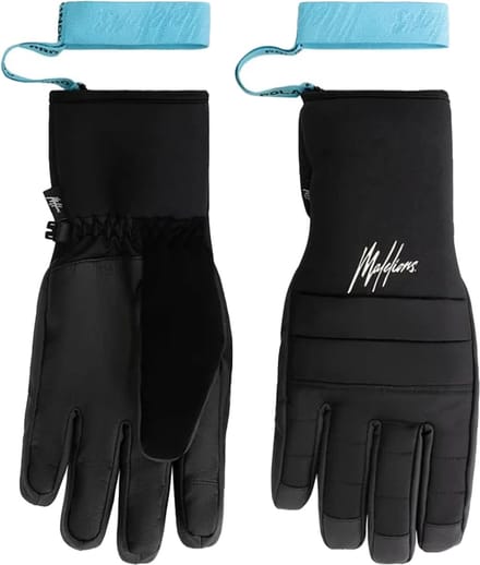 Malelions ski polar gloves in de kleur zwart.